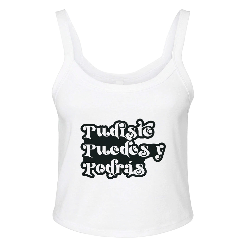 Endurance in Triumph - Pudiste Puedes Podras Apparel - solid wht blend - Tank Tops