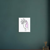 Canvas Charm - Hand Illustration with Natural Texture - - Canvas Prints