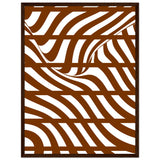 Flowing Lines - Contemporary Wall Art - 45x60 cm 18x24″ Dark wood frame - Wooden Framed Posters