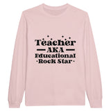 Teacher - Shaping Minds, Rocking Worlds - Light Pink - Sweatshirt