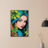 Elegant Forest Muse - Framed Art - - Wooden Framed Posters