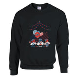 Joyous Gnomes - 4th of July Celebration - Black - Sweatshirts