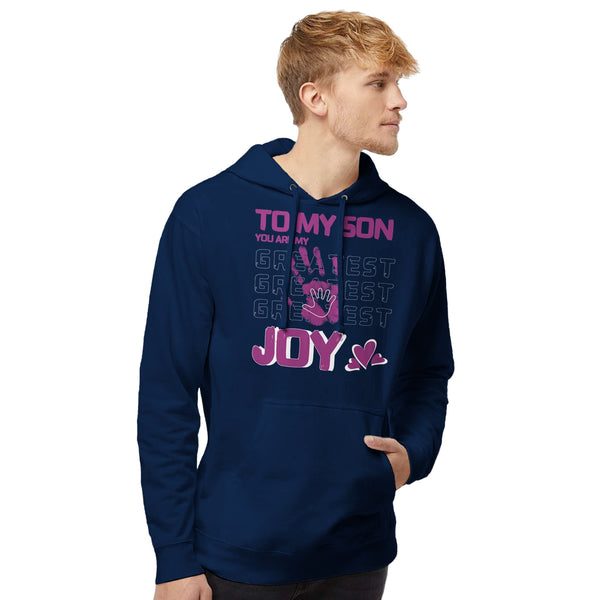 My Joy, My Son - A Mother's Message in Every Stitch - Classic Navy - Sweatshirts