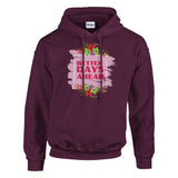 Hope Blooms - Better Days Ahead Hoodie - Maroon - Pullover Hoodies