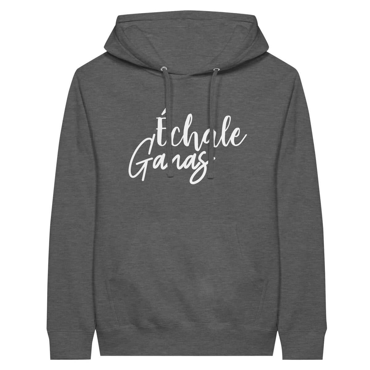 Evoke Your Inner Strength with Échale Ganas Unisex Hoodie - Graphite Heather - Unisex Hoodies