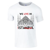 Timeless Istanbul - We Live In Turkey - White - T-Shirts