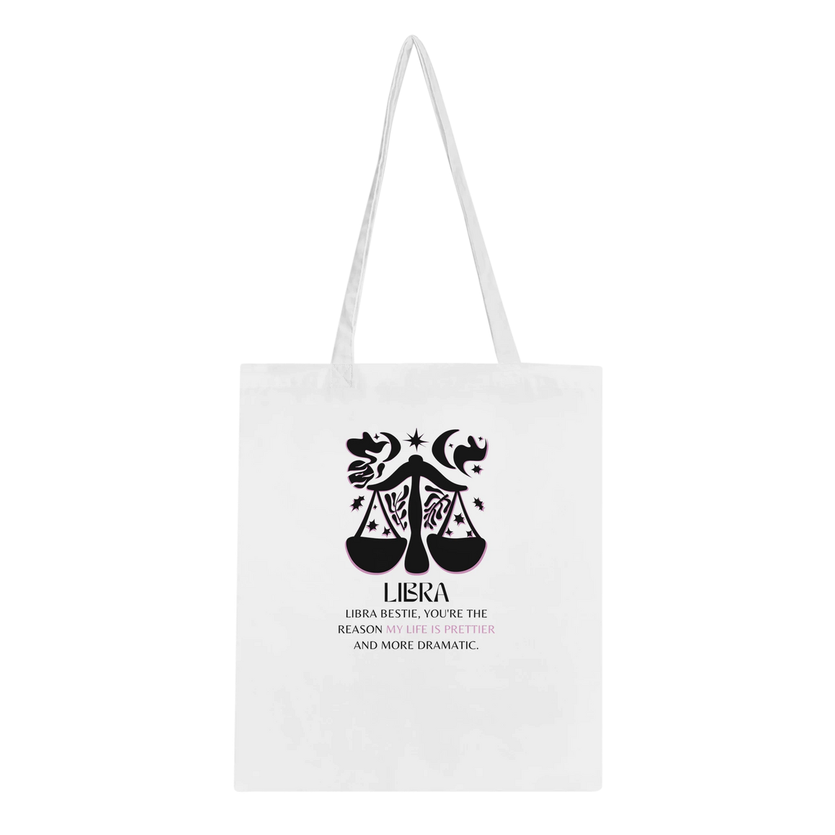 Zodiac Sign Tote Bag – Gift for Astrology Lovers - Libra - Tote Bags