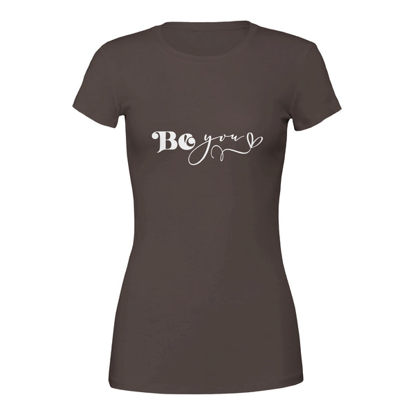 Embrace Your Essence - Wear Your Truth - Brown - Crewneck T-shirts