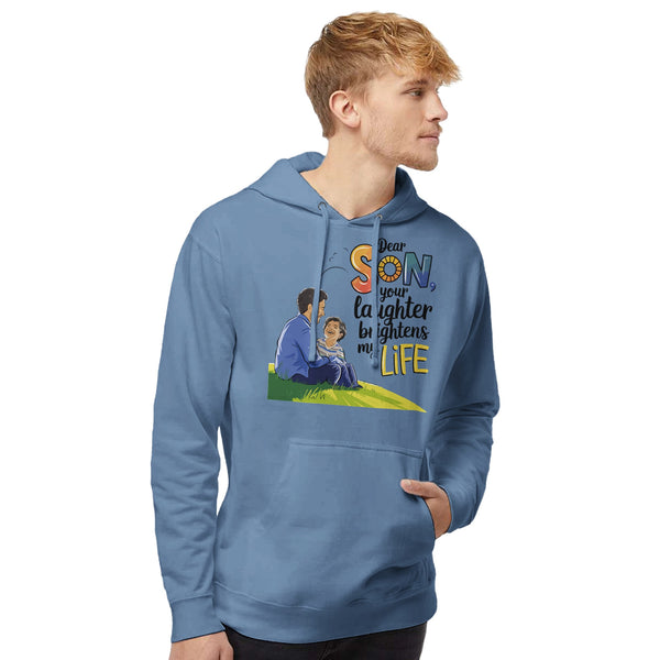 Brighten My Life - A Father's Love in Every Stitch - Royal Heather - Sweatshirts