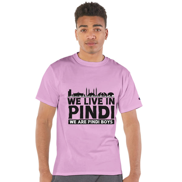 Pindi Pride - Iconic Cityscape Tee - pink candy - T-Shirts