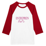 Elevate Your Style - 'Enterprenher' - White and Red - T-shirts