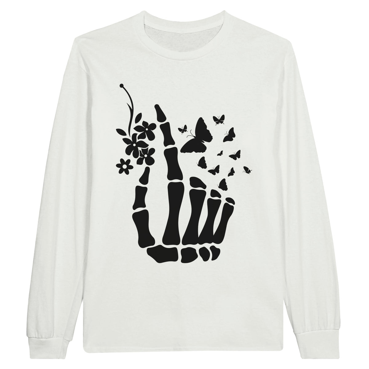 Embrace the Rock - Skeleton Hands Saga - White - Sweatshirts