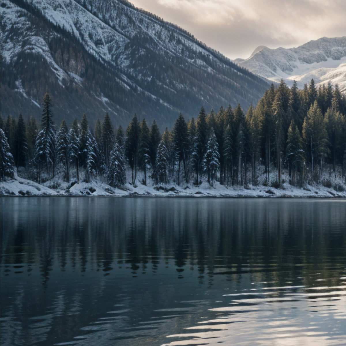 Tranquil Waters - Timeless Peaks - - Framed Posters