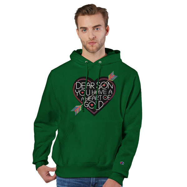 Heart of Gold - A Father’s Gift to His Son - Dark Green - Hoodies