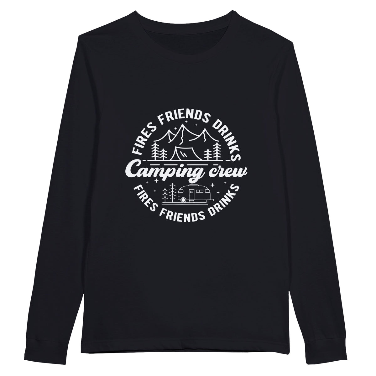 Embrace the Outdoors - Camping Crew Essential - Dark Gray - Sweatshirts