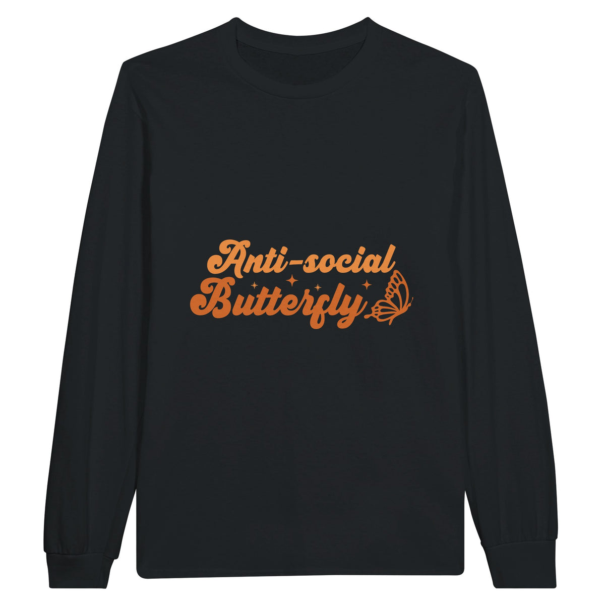 Embrace Your Inner Contradictions - Anti-social Butterfly - Black - Sweatshirts