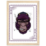 Elevate Your Decor - Steampunk, Funky, and Urban Gorilla Poster Set - A4 21x29.7 cm 8x12″ Wood frame Urban Gorilla - Wooden Framed Posters