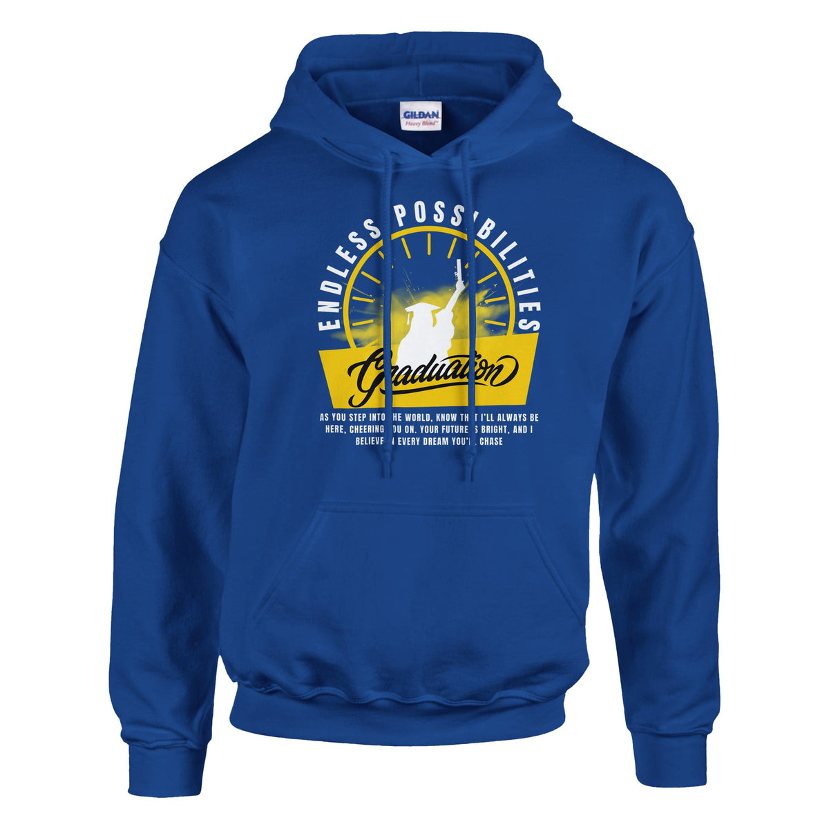 Step Forward - The Graduate’s Bright Tomorrow Hoodie - Royal - Hoodies