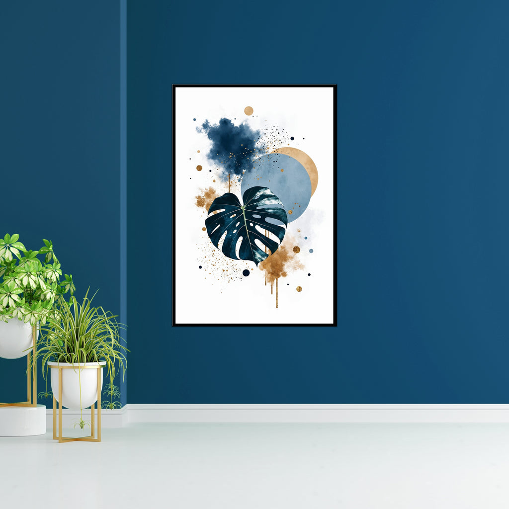 Modern Monstera - Abstract Beauty - 16x24 - Framed Posters