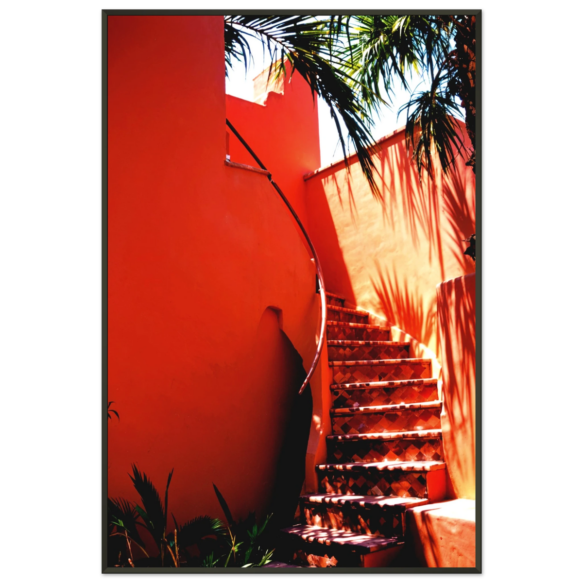 Terracotta Path – Giftomory Wall Art - - Metal Framed Posters