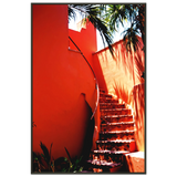 Terracotta Path – Giftomory Wall Art - - Metal Framed Posters