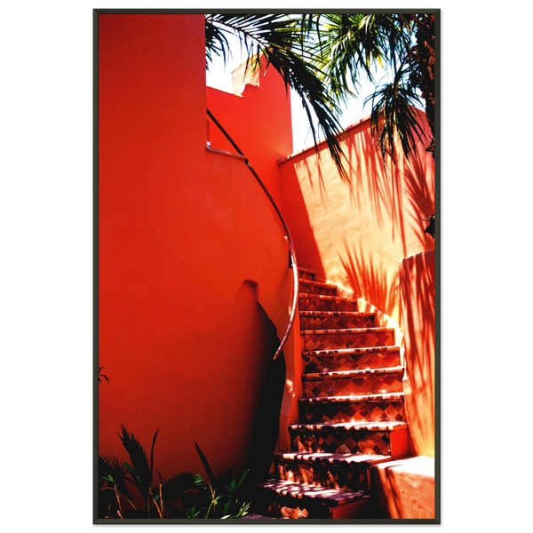 Terracotta Path – Giftomory Wall Art - - Metal Framed Posters