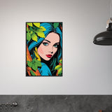 Elegant Forest Muse - Framed Art - - Wooden Framed Posters