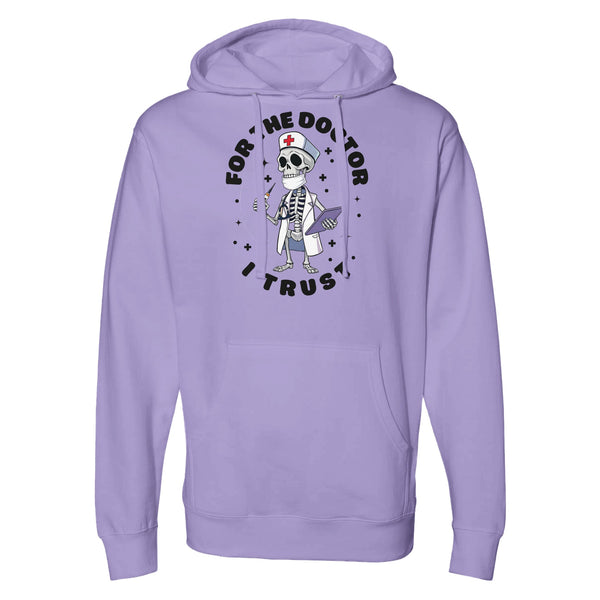 Trust in Style - The Doctor’s Halloween Edition Sweatshirt - Lavender - Hooded Sweatshirt