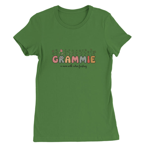 Grammie Floral Tee – Gift for Grandma - Leaf - T-Shirt