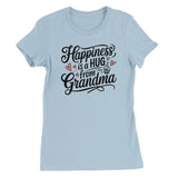 Gift for Grandma – Hug-Inspired Bella + Canvas T-Shirt - Baby Blue - T-Shirt