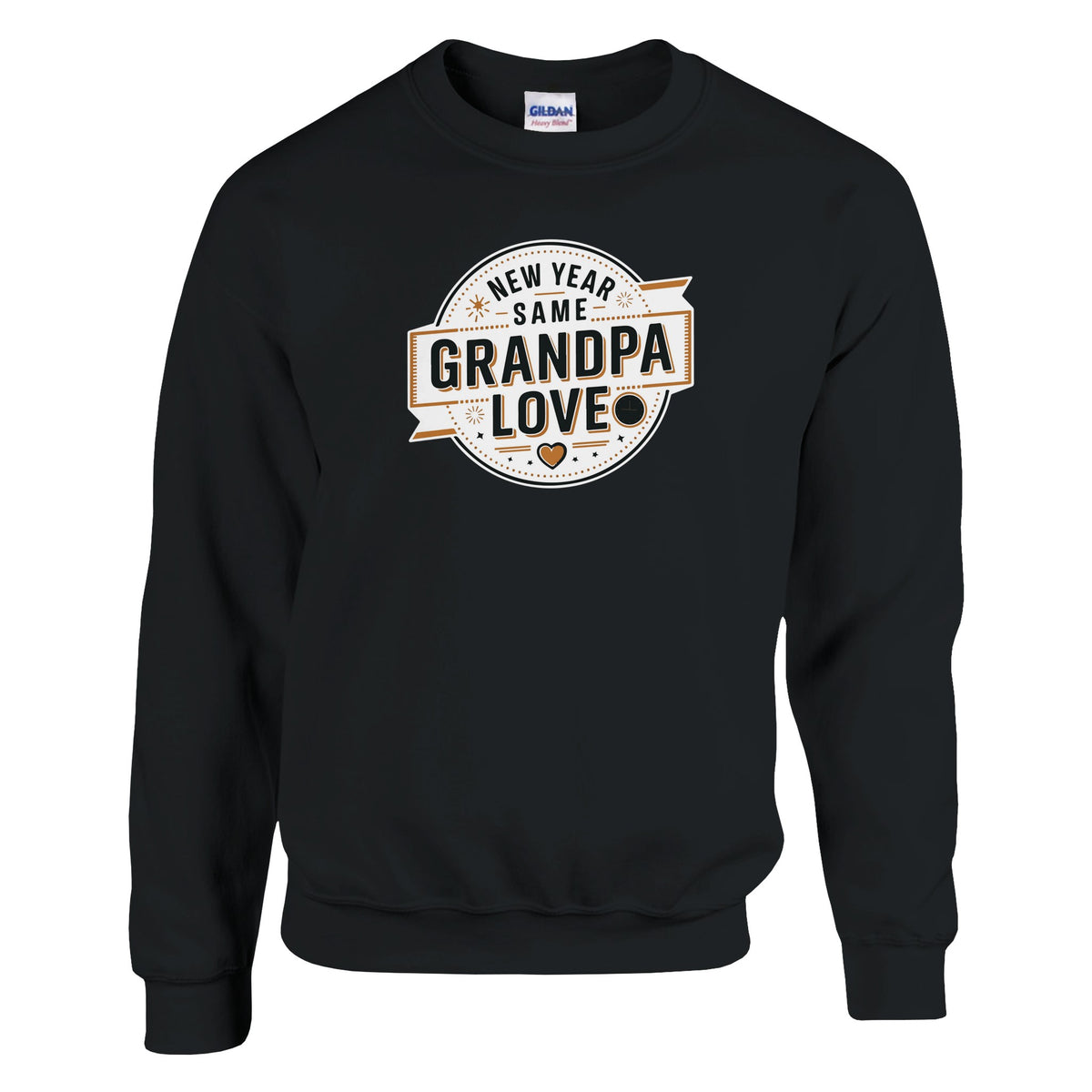 New Year, Same Grandpa Love - Sweatshirt - Black - Sweatshirts