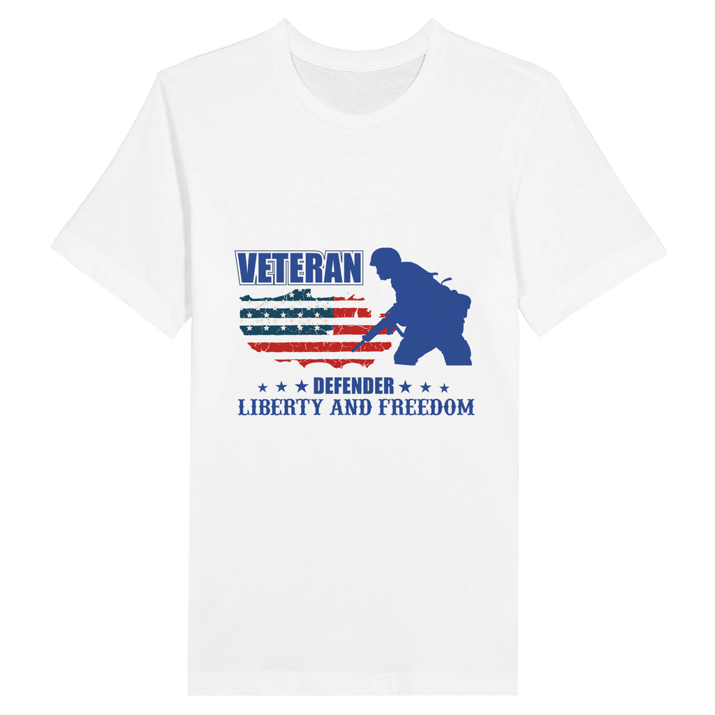 Guardians of Liberty-Veteran Defender Tee - White - T-Shirts