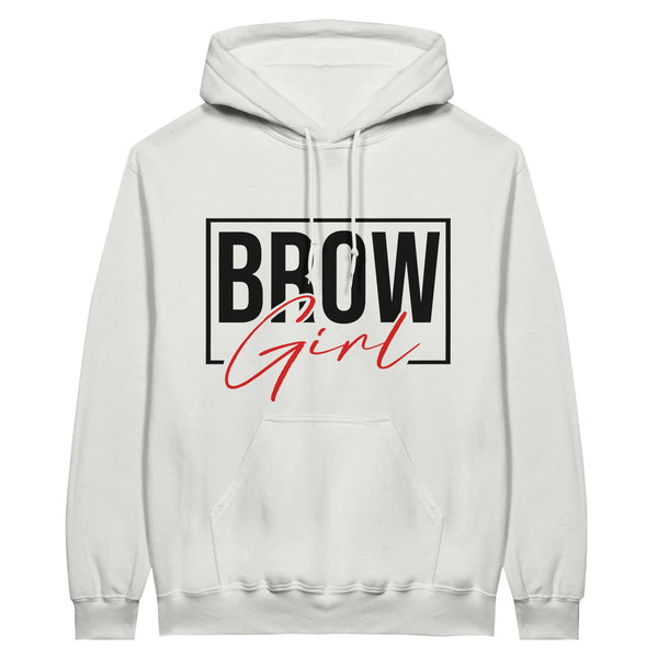 BROWN Girl - Heritage Hues, Timeless Memories - White - Hoodies