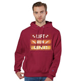 Lift, Run, Repeat - Champion Your Strength - Cardinal - Hoodies