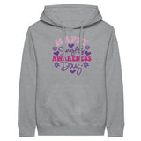 Celebrate Singles Awareness Day with Colorful Hearts Hoodie - Sports Grey - Hoodies