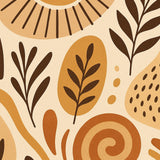 Boho Sun & Rainbow – Framed Wall Art Set - - Framed Posters