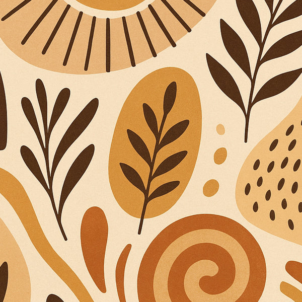 Boho Sun & Rainbow – Framed Wall Art Set - - Framed Posters