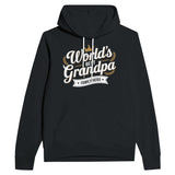 World’s Best Grandpa Hoodie – Bella + Canvas Comfort - Black - Hoodies