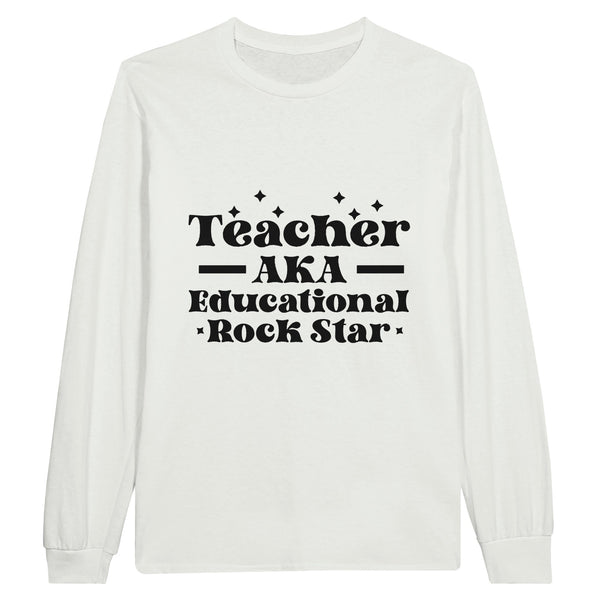 Teacher - Shaping Minds, Rocking Worlds - White - Sweatshirt