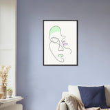 Minimalist Beauty - A Quiet Moment - 45x60 cm 18x24″ Black frame - Wooden Framed Posters