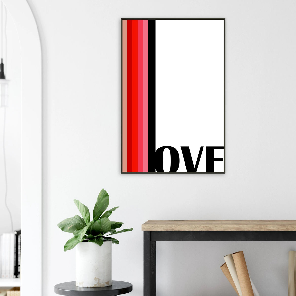 Love on the Edge - Metal Framed Poster - Default Title - Metal Framed Posters