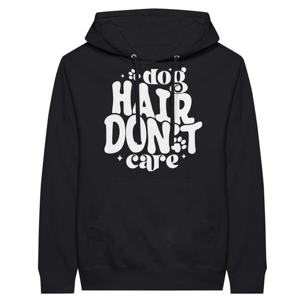 Cozy with Canine Charm - Dog Hair Don't Care - Black M - Hoodies