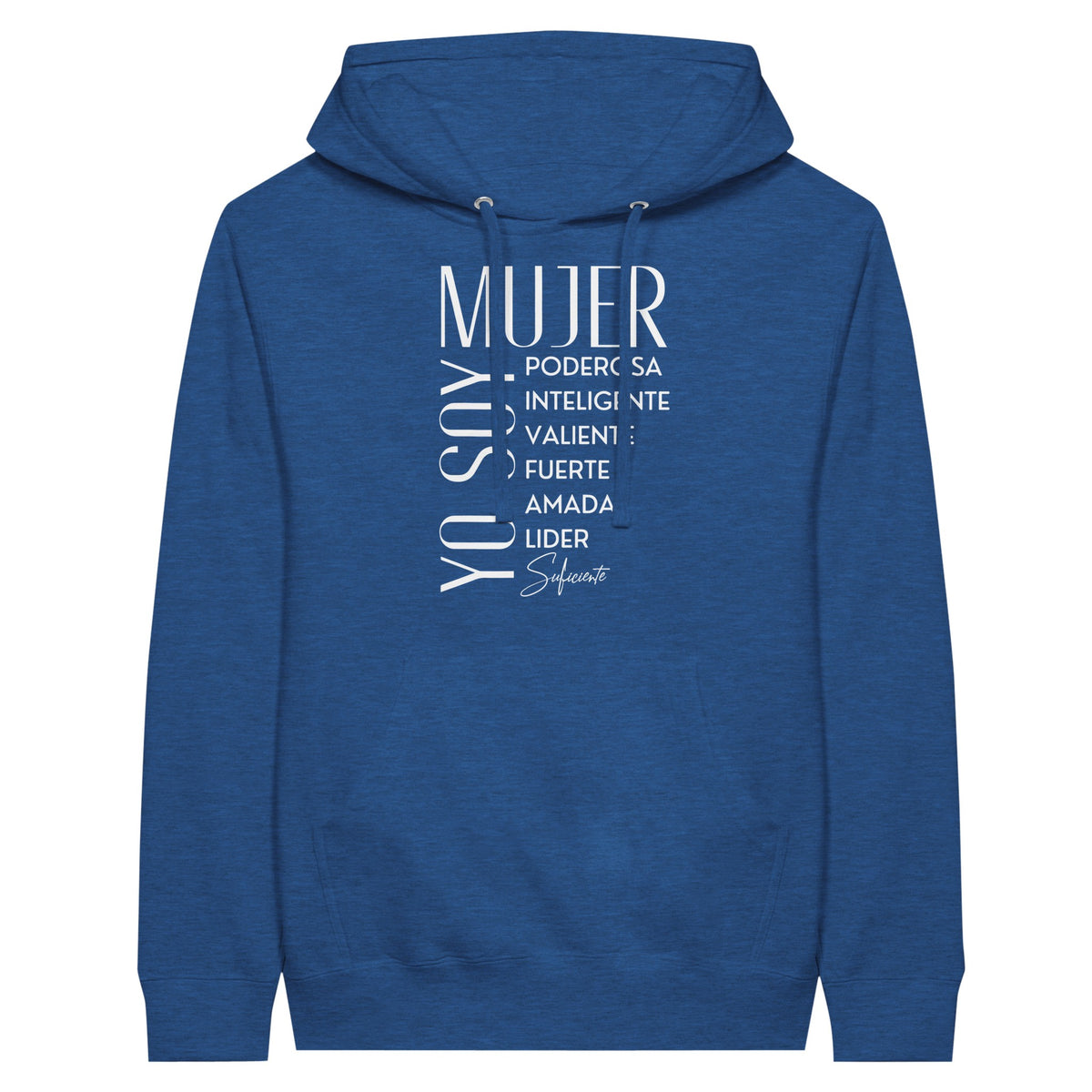 Empowerment in Every Stitch - Mujer Unisex Pullover Hoodie - Heather Royal - Pullover Hoodies