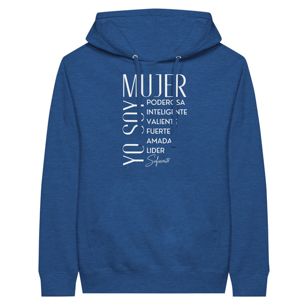 Empowerment in Every Stitch - Mujer Unisex Pullover Hoodie - Heather Royal - Pullover Hoodies