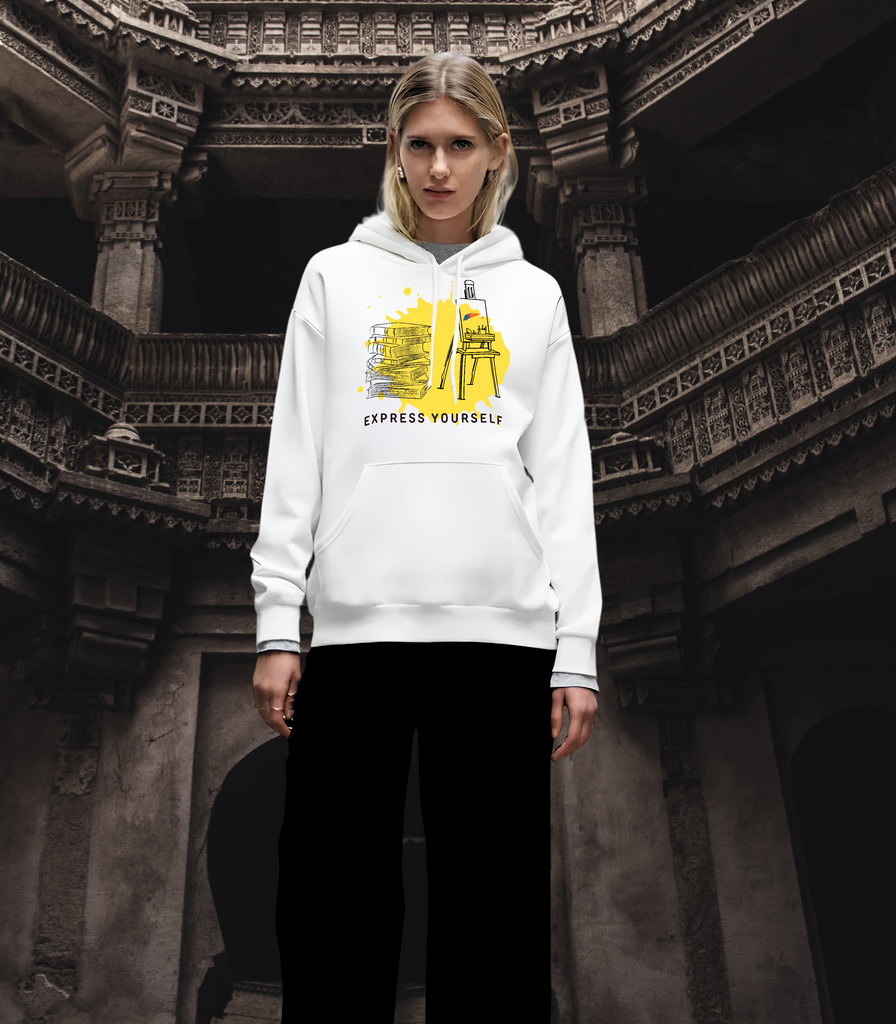 Artistic Essence Hoodie - Express Yourself - - Hoodies