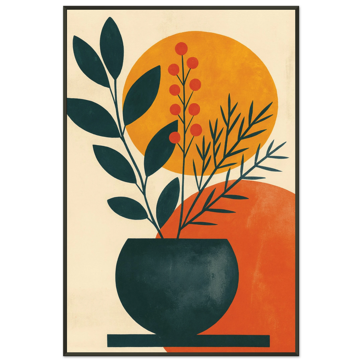 Botanical Harmony – Metal Framed Poster Gift - Default Title - Metal Framed Posters