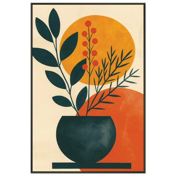 Botanical Harmony – Metal Framed Poster Gift - Default Title - Metal Framed Posters