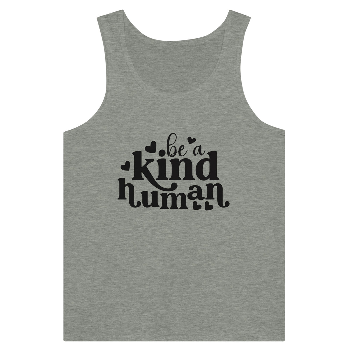 Embrace Empathy - Be a Kind Human - Athletic Heather - Tank Tops