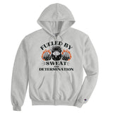 Push Beyond Limits – Embrace Sweat & Determination - silver grey - Hoodies