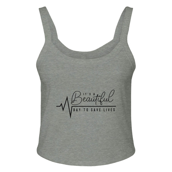 Embrace Life's Beauty - Save Lives in Style! - Athletic Heather - Tank Tops